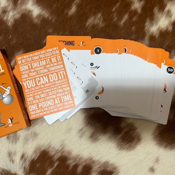 NewMeFitness Stability Ball Exercise Cards - Picture 3 of 3